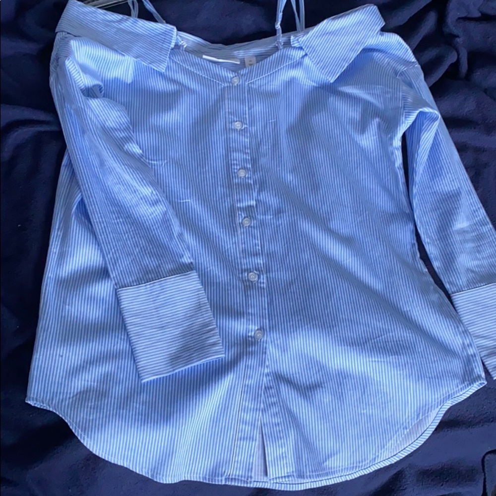 New York & Company convertible shirt.